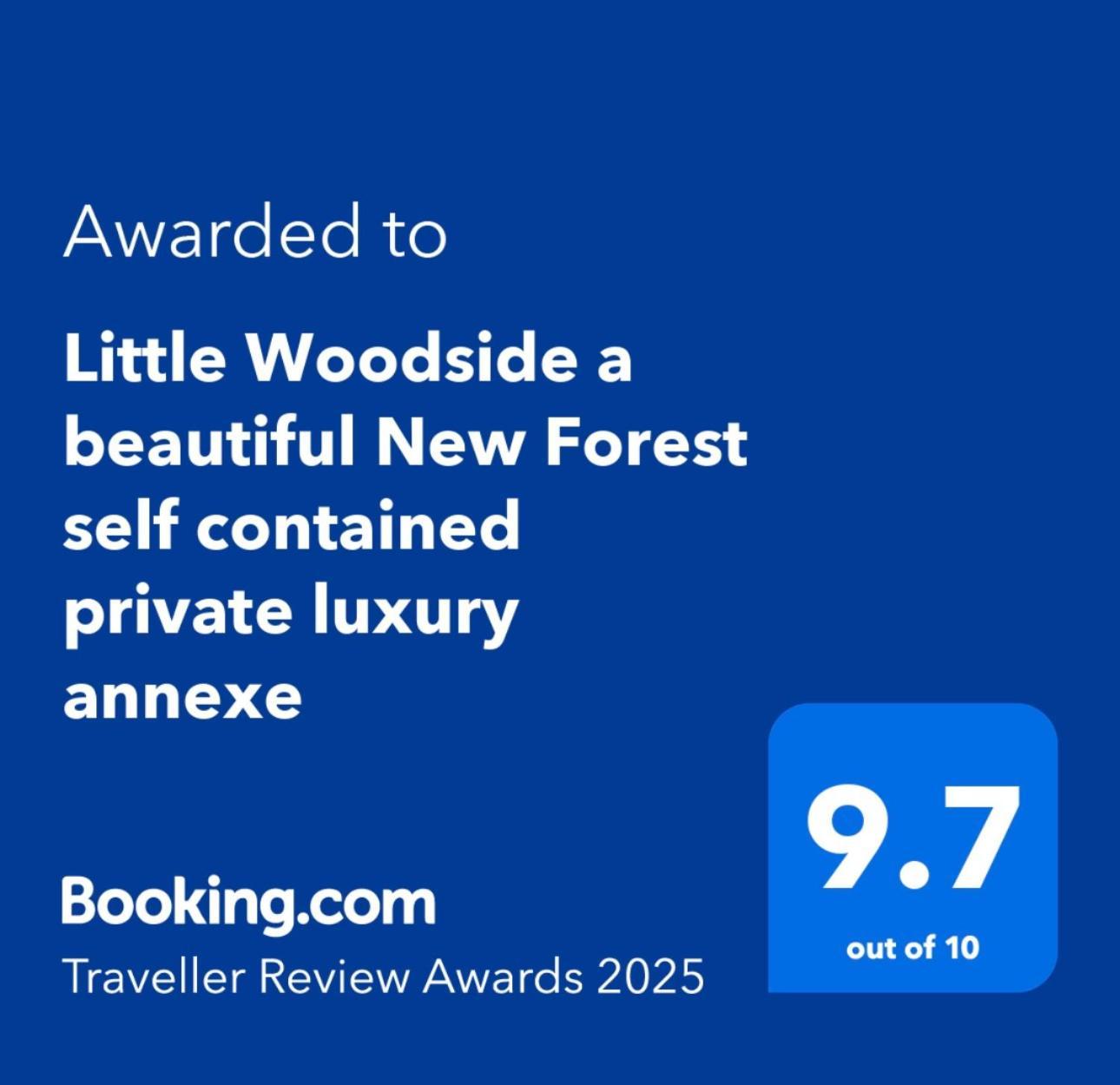 Little Woodside A Beautiful New Forest Self Contained Private Luxury Annexe ニュー・ミルトン エクステリア 写真